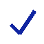 checkmark bleu